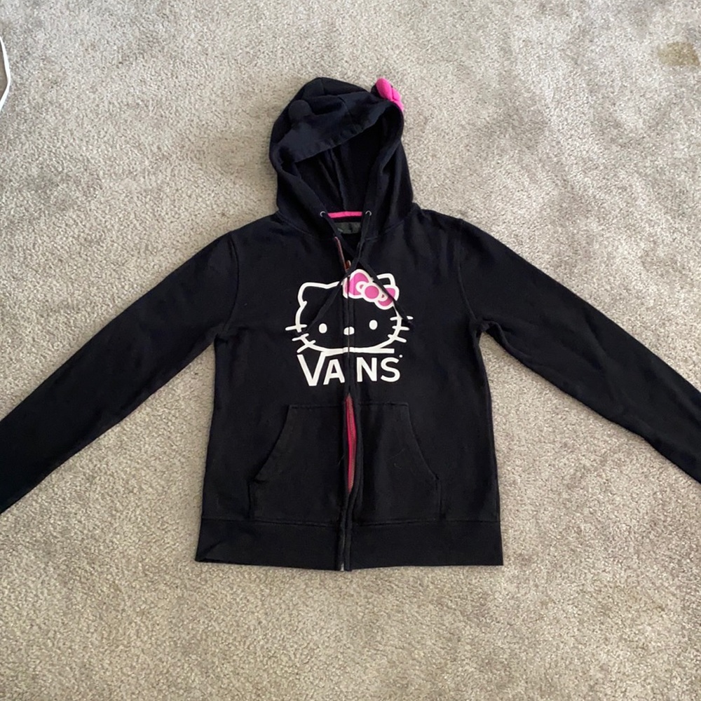 Vans x Hello Kitty zip up jacket with ears